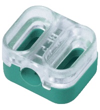 Pepperl&plus;Fuchs Mounting Flange; for 5mm barrel sensors; plastic; green